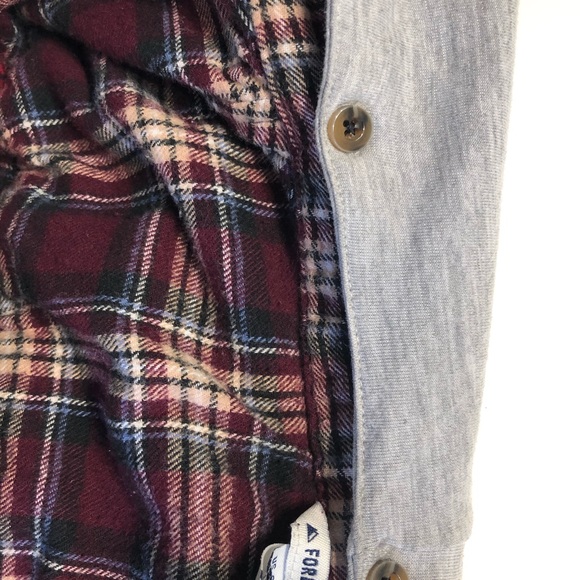 Flannel Button Down with Hood - Picture 5 of 5